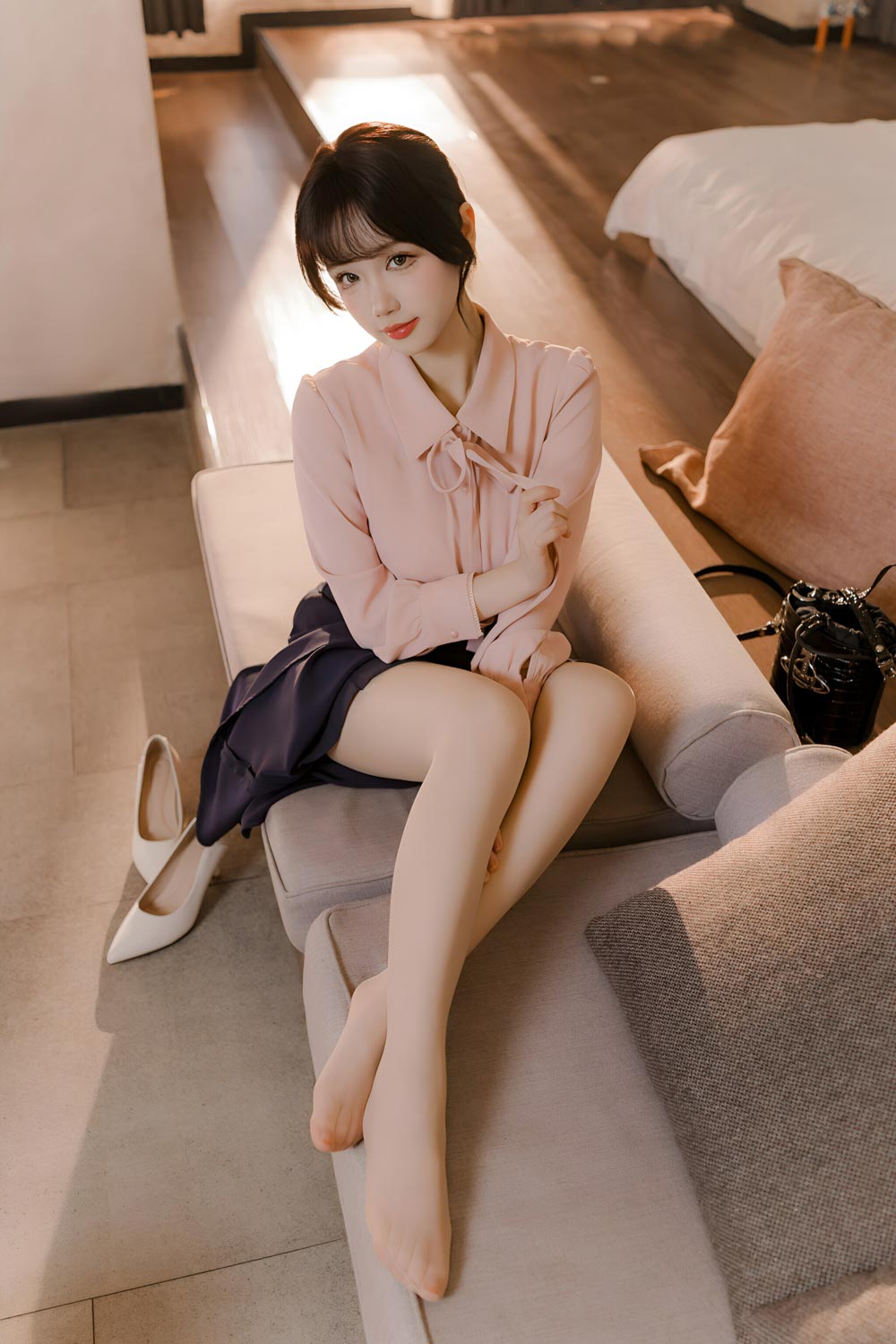 雪晴Astra 肉丝通勤OL[71P1V-1.37G]