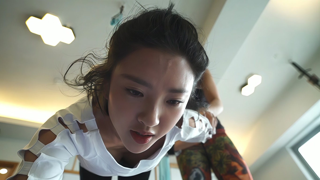 唐艺昕近距离拍摄瑜伽紧身高清视频[2v-3.95G-1080P]