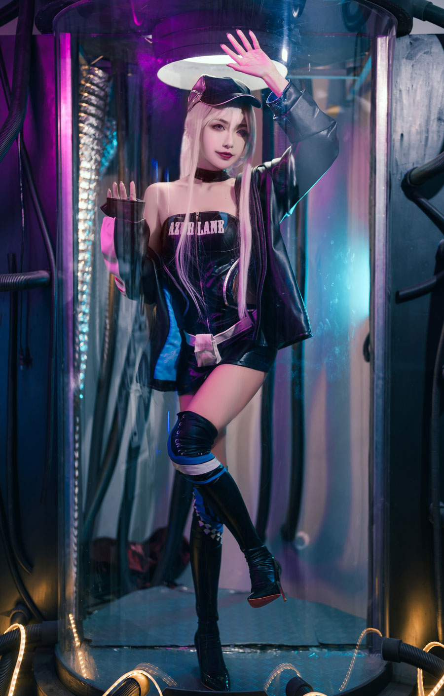 源纱希喵喵喵 碧蓝航线 企业赛车[25P-270M]