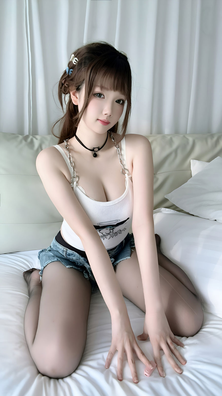 雪晴Astra 牛仔短裤